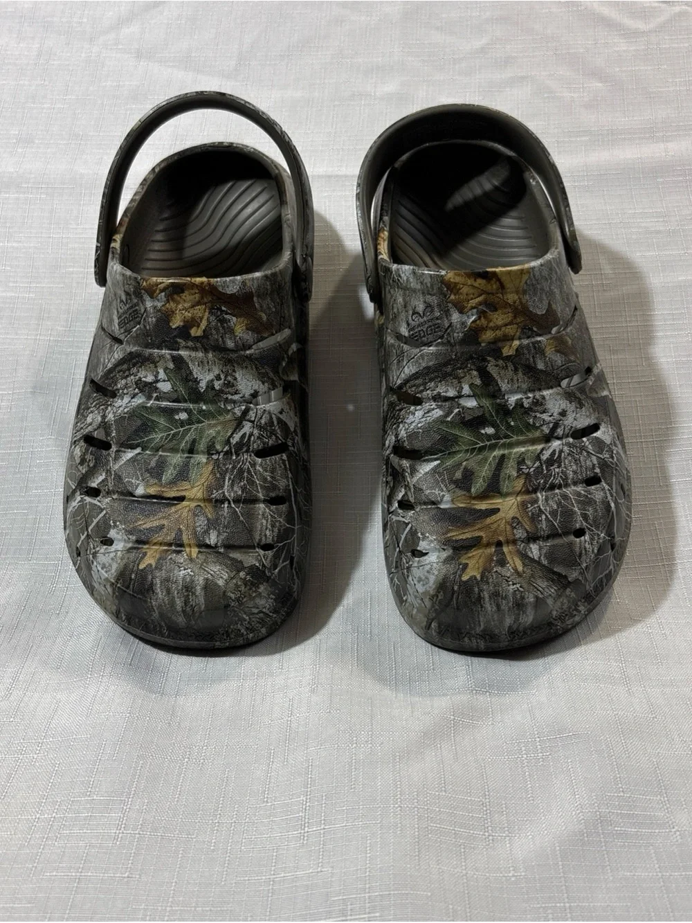 Kids Camo Water Clog - Gray/Green/Brown